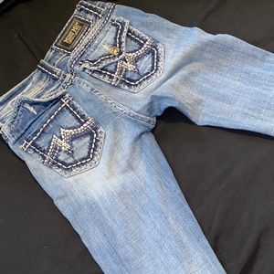 Straight leg jeans